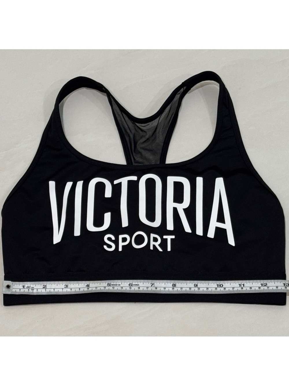 VICTORIA SECRET Black Racerback Sports Bra